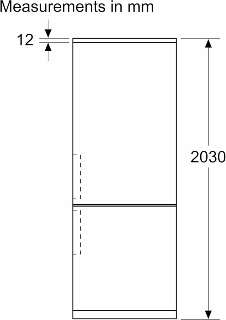 Bosch KGN27NWFAG Serie 2 Freestanding Fridge Freezer with No Frost, Reversible Doors and SuperFreeze, 182.4cm, 256L capacity, 55cm wide - White           [Energy Class F]