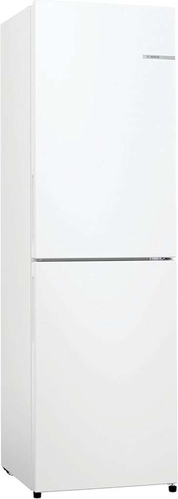 Bosch KGN27NWFAG Serie 2 Freestanding Fridge Freezer with No Frost, Reversible Doors and SuperFreeze, 182.4cm, 256L capacity, 55cm wide - White           [Energy Class F]